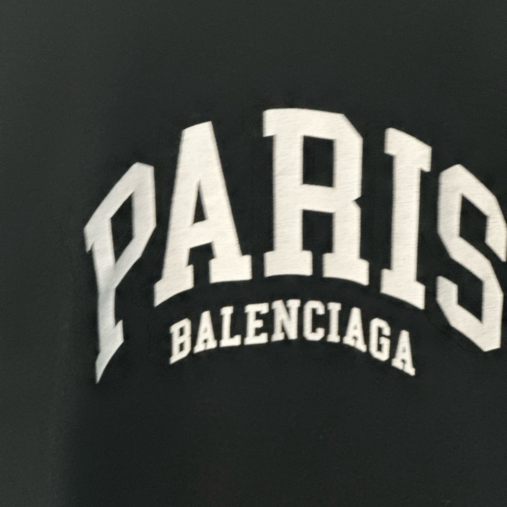 Balenciaga Black and White Kids Tee